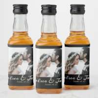 Personalisiertes Foto Hochzeit Schwarz & Weiß Gefa