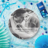 Personalisiertes Foto-Hochzeitsfeierplatte Pappteller (Party)