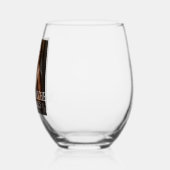 Personalisiertes Foto Hochzeitsgeschenk Brautgarte Weinglas Ohne Stiel (Links)