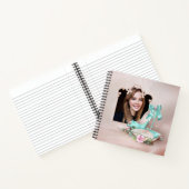 Personalisiertes Foto-Hochzeitsgurt-Notebook Notizblock (Innenseite)