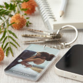 Personalisiertes Foto Hochzeitskugel Schlüsselanhänger (Vorderseite rechts)