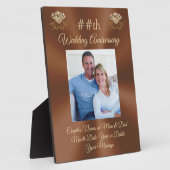 Personalisiertes Foto, Hochzeitsplatz Fotoplatte (Seite)