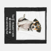 Personalisiertes Foto-Hund  Fleecedecke (Vorderseite (Horizontal))