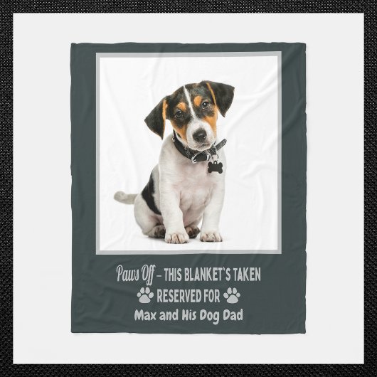 Personalisiertes Foto-Hund Fleecedecke