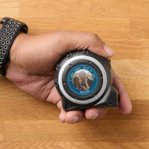 Personalisiertes Foto I Liebe jeden Zentimeter von Maßband
