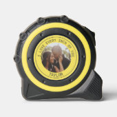 Personalisiertes Foto I Liebe jeden Zentimeter von Maßband (Vorderseite)