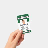 Personalisiertes Foto-ID-Abzeichen Ausweis (Handheld)