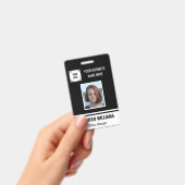Personalisiertes Foto ID Vertikales Abzeichen Ausweis (Handheld)