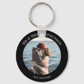 Personalisiertes Foto in Schwarzwald mit Texten Schlüsselanhänger (Vorderseite)