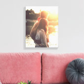Personalisiertes Foto in Schwarzweiß Leinwanddruck (Insitu (Wohnzimmer))