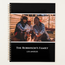 Personalisiertes Foto in Schwarzweißrahmen mit Tex Planer