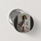 Personalisiertes Foto individuell Button (Vorne & Hinten)