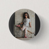 Personalisiertes Foto individuell Button (Vorderseite)