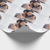 Personalisiertes Foto individuell Geschenkpapier (Ecke)