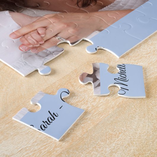 Personalisiertes Foto Individuelle Name Jigsaw Puz Puzzle (Seite)