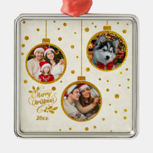 Personalisiertes Foto - Individuelle Weihnachtsdek Ornament Aus Metall