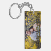 Personalisiertes Foto instagram Collage Schlüssela Schlüsselanhänger (Vorderseite links)