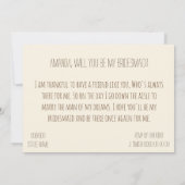 Personalisiertes Foto ist mein Einladung (Rückseite)