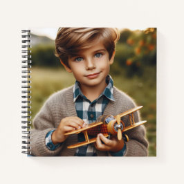 Personalisiertes Foto Journal zu Ocean Blue Notizblock