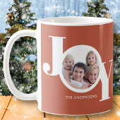 Personalisiertes Foto Joy Rust Kaffeetasse