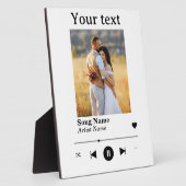 Personalisiertes Foto Jubiläum Song Fotoplatte (Seite)