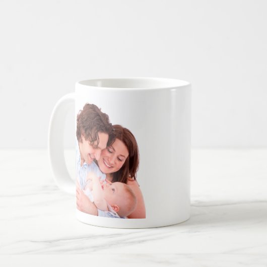 Personalisiertes Foto Kaffeetasse (Vorderseite Links)