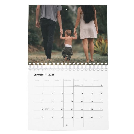 Personalisiertes Foto Kalender (Jan 2026)
