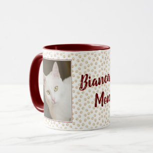 Personalisiertes Foto Katzen Mama Tasse Braun mit
