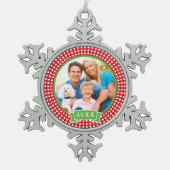 Personalisiertes Foto Keepake Ornament (Vorderseite)