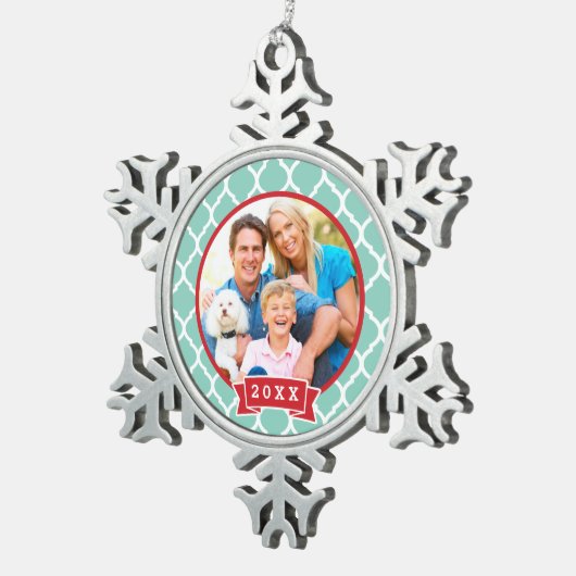 Personalisiertes Foto Keepake Ornament (Rechts)