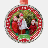 Personalisiertes Foto Keepake Ornament (Vorne)