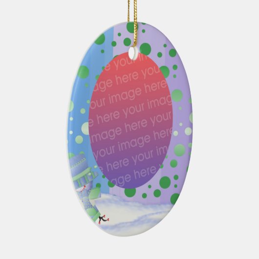 Personalisiertes Foto Keepake Ornament (Rechts)