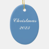 Personalisiertes Foto Keepake Ornament (Hinten)