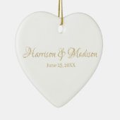 Personalisiertes Foto Keramik Ornament (Rechts)