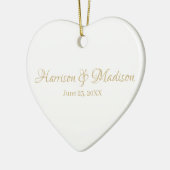 Personalisiertes Foto Keramik Ornament (Links)