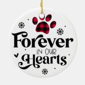 Personalisiertes Foto Keramik Ornament (Hinten)