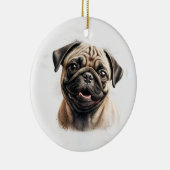 Personalisiertes Foto Keramik Ornament (Rechts)