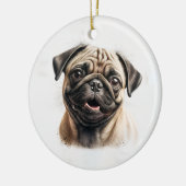 Personalisiertes Foto Keramik Ornament (Links)