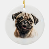 Personalisiertes Foto Keramik Ornament (Hinten)