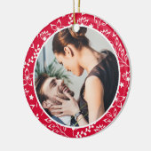 | Personalisiertes Foto | Keramik Ornament (Links)