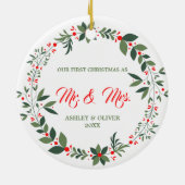  | Personalisiertes Foto Keramik Ornament (Hinten)