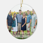 Personalisiertes Foto Keramikornament (Links)