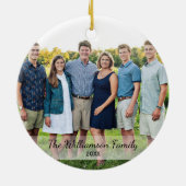 Personalisiertes Foto Keramikornament (Hinten)