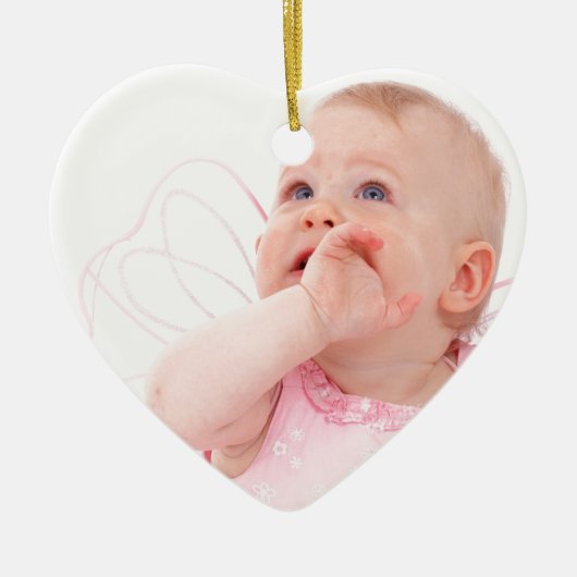 Personalisiertes Foto Keramikornament (Vorne)