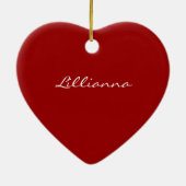 Personalisiertes Foto Keramikornament (Hinten)