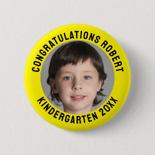 Personalisiertes Foto Kindergarten Button