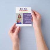 Personalisiertes Foto, Kinderunterhalter, Clown Flyer (Gruppe)