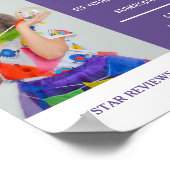 Personalisiertes Foto, Kinderunterhalter, Clown Poster (Ecke)