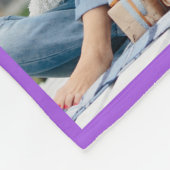 Personalisiertes Foto-Kissen als Geschenk für die  Fleecedecke (Ecke)