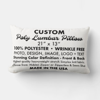 Personalisiertes  Foto-Kissen mit Zipper Lendenkissen